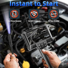Load image into Gallery viewer, Endoscope Camera with Light - IP67 Waterproof Borescope Camera with 8 Adjustable LED Lights | 4.3" LCD Screen Borescope | HD 1080P Inspection Camera with 16.5ft Semi-Rigid Cord Tools for Men