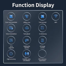 Load image into Gallery viewer, Upgraded Translation Scanning Pen, Mobile Scanner Translator, Reading Pen, 13 Language Online Translating Device, OCR Digital for Language Learners Business Travel