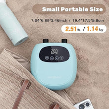 Load image into Gallery viewer, Electric Paddle Board Pump, Rechargeable 20PSI SUP Pump, Dual-Stage Inflation and Deflation Sup Air Pump, Portable Electric Pump for Kayaks, Wind Wings, SUPs
