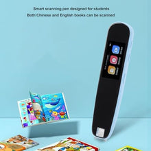 Load image into Gallery viewer, Fockety Pen Scanner, Text to Speech Device for Dyslexia, LCD Touchscreen Digital Highlighter Pen Reader, Exam Reading Pen for Students Language Translator Device Scan to Translate (Blue)
