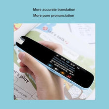 Load image into Gallery viewer, Fockety Pen Scanner, Text to Speech Device for Dyslexia, LCD Touchscreen Digital Highlighter Pen Reader, Exam Reading Pen for Students Language Translator Device Scan to Translate (Blue)