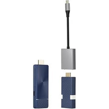 Load image into Gallery viewer, GKCast Wireless Display Transmitter and Receiver Kit Support 4K, USB-C & HDMI Dual Transmit Ports, Wireless Presentation Devices for Laptop, Smartphone, Projector, HDTV 165FT/50M. (Grey)