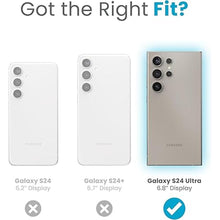 Load image into Gallery viewer, Speck Presidio Perfect Clear Samsung Galaxy S24 Ultra Case - Drop & Camera Protection, Clear Phone Case, Wireless Charging Compatible, Shock Absorbant, Galaxy S24 Ultra Case - Gold Glitter