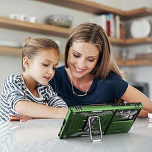 Load image into Gallery viewer, Phone Case for Samsung S24 Ultra Case Samsung Galaxy S24 Ultra Phone Case with Camera Lens Cover, with Ring Holder Kickstand, fit Magnetic Car Mount, for Samsung Galaxy 24 Ultra (Olive Green)