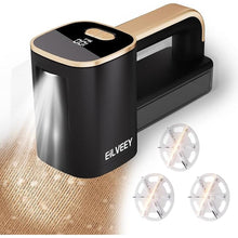 Load image into Gallery viewer, Rechargeable Lint Remover, Fabric Shaver Fuzz Remover, Sweater Shavers with 6-Leaf Blades, 3-Speeds Digital LED Display to Remove Pilling for Clothing and Furniture, Fuzz, Lint Ball, Black