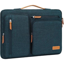 Load image into Gallery viewer, MOSISO 360 Protective Laptop Case 16 inch, 15-15.6 inch Laptop Sleeve Compatible with MacBook Pro 16, HP, Acer, Dell, Lenovo, ASUS, Side Open Carrying Case with 4 Zipper Pockets&Handle, Teal Green