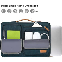 Load image into Gallery viewer, MOSISO 360 Protective Laptop Case 16 inch, 15-15.6 inch Laptop Sleeve Compatible with MacBook Pro 16, HP, Acer, Dell, Lenovo, ASUS, Side Open Carrying Case with 4 Zipper Pockets&Handle, Teal Green