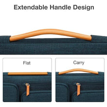 Load image into Gallery viewer, MOSISO 360 Protective Laptop Case 16 inch, 15-15.6 inch Laptop Sleeve Compatible with MacBook Pro 16, HP, Acer, Dell, Lenovo, ASUS, Side Open Carrying Case with 4 Zipper Pockets&Handle, Teal Green