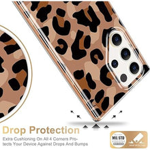 Load image into Gallery viewer, MERRO for Samsung Galaxy S24 Ultra Case,Ultimate Durable Cover with Fashionable Designs for Women and Girls,Stylish Protective Phone Case 6.2" Beautiful Cheetah