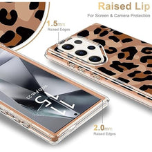 Load image into Gallery viewer, MERRO for Samsung Galaxy S24 Ultra Case,Ultimate Durable Cover with Fashionable Designs for Women and Girls,Stylish Protective Phone Case 6.2" Beautiful Cheetah