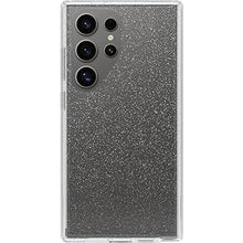 Load image into Gallery viewer, OtterBox Samsung Galaxy S24 Ultra Symmetry Series Clear Case - STARDUST (Clear/Glitter), ultra-sleek, wireless charging compatible, raised edges protect camera & screen