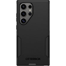 Load image into Gallery viewer, OtterBox Samsung Galaxy S24 Ultra Commuter Series Case - Single Unit Ships in Polybag, Ideal for Business Customers - BLACK , slim & tough, pocket-friendly, with port protection