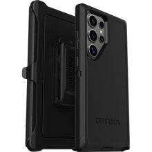 Load image into Gallery viewer, OtterBox Samsung Galaxy S24 Ultra Defender Series Case - Single Unit Ships in Polybag, Ideal for Business Customers - Black, Rugged & Durable, with Port Protection, Includes Holster Clip Kickstand