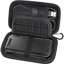 Load image into Gallery viewer, Lacdo Hard Drive Carrying Case for SanDisk Professional PRO-G40 SSD 1TB 2TB 4TB USB-C External Solid State Drives EVA Shockproof Water Repellent Storage Travel Bag, Black+Black