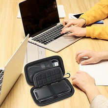 Load image into Gallery viewer, Lacdo Hard Drive Carrying Case for SanDisk Professional PRO-G40 SSD 1TB 2TB 4TB USB-C External Solid State Drives EVA Shockproof Water Repellent Storage Travel Bag, Black+Black