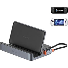 Load image into Gallery viewer, Steam Deck Dock, Baseus 6-in-1 Docking Station for Steam Deck/ROG Ally X/Legion Go with HDMI 2.0 4K@60Hz, Gigabit Ethernet, Adjustable Stand Design, 100W PD and 3 USB-A 3.0 Ports
