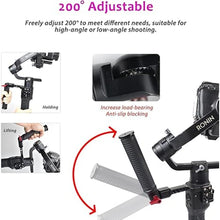 Load image into Gallery viewer, Gimbal Grip Handle Handy Sling Handgrip for DJI Ronin S/SC / RSC2,Adjustable Gimbal Side Extension Cold Shoe Mount 1/4" 3/8" Holes Stabilizer Accessory Handle
