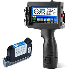 Load image into Gallery viewer, Handheld Inkjet Printer Gun Z10 Printing Height 0.08-0.5 Inch Inkjet Coder with Original Fast-Drying Ink for Text QRCode/Barcode/Batch Number/Label/Image/Date Printer for Any Surface