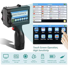 Load image into Gallery viewer, Handheld Inkjet Printer Gun Z10 Printing Height 0.08-0.5 Inch Inkjet Coder with Original Fast-Drying Ink for Text QRCode/Barcode/Batch Number/Label/Image/Date Printer for Any Surface