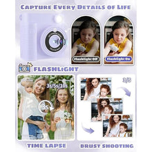 Load image into Gallery viewer, Kids Instant Print Camera - 1080P HD Digital Camera for Toddlers, 32G SD Card, Perfect for 3-11 Year Old Girls & Boys - Christmas & Birthday Gift