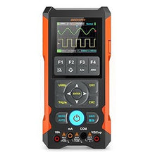 Load image into Gallery viewer, Handheld Oscilloscope Multimeter Waveform Generator 3 in 1 Automotive Oscilloscope 2 Channel 80Mhz Bandwidth 200Msps Sampling Rate Signal Generator Digital Oscilloscope Multimeter