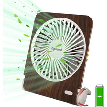 Load image into Gallery viewer, Rechargeable Desk Fan Quiet and Small 225° Rotated Small USB Fan for Home