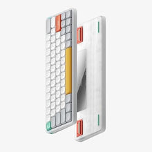 Load image into Gallery viewer, nuphy Air60 V2 Portable Wireless Keyboard 60% Low Profile Mechanical Keyboard Support QMK/VIA Compatible with windows/mac OS/Linux Supports Bluetooth 5.1/2.4GHz/wired (USB-C) White-Gateron Aloe Switch
