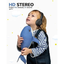 Load image into Gallery viewer, Kids Headphones Wired Toddler Headphones with Microphone - Over-Ear Headphones, 85/94dB Volume-Limiting, 3.5mm Jack Foldable On-Ear Design, Safe Comfortable for Boys Girls Learning Entertainment Black