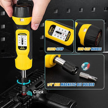 Load image into Gallery viewer, 90Pcs Master Torque Screwdriver Set, 10-70 IN.LB, Inch Pound Torque Screw Driver with S2 Bits, Includes Flat, Hex, Torx, and Phillips Bits, T-BAR Ratchet Wrench, All in One Torque Tool Kit