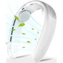 Load image into Gallery viewer, LINFOX Neck Fan,Portable Ultrathin Bladeless Neck Fan,4000mAh Rechargeable Battery Powered,3 Speeds Adjustable,Relaxed Without Feeling,Travel Essentials for Women and Man,Top Holiday Gifts(White)