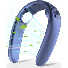 Load image into Gallery viewer, LINFOX Neck Fan,Portable Ultrathin Bladeless Neck Fan,4000mAh Rechargeable Battery Powered,3 Speeds Adjustable,Relaxed Without Feeling,Travel Essentials for Women and Man,Top Holiday Gifts (Blue)
