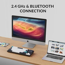 Load image into Gallery viewer, Keychron Q3 Max Wireless Custom Mechanical Keyboard, Full Aluminum 2.4 GHz Bluetooth QMK TKL Layout RGB with Hot-swappable Gateron Brown Switch Compatible with Mac Windows Linux