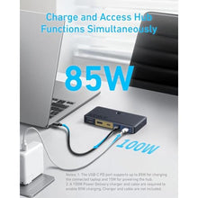 Load image into Gallery viewer, Anker USB 3.0 HDMI KVM Switch, 5 USB 3.0 Ports, Supports 4K@60Hz, Magnetic Remote Button for One-Click Switch Between Laptop and Desktop, Works with Dell, MacBook, iPad, and More (Cables Included)