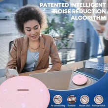 Load image into Gallery viewer, M4 Bluetooth Speakerphone Conference Speaker and Microphone with AI Noise Reduction GPT Transcription Speakers for Computer Desktop 360° Voice Pickup at Home Office for Teams/Zoom, Pink