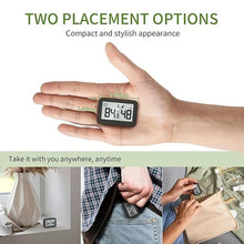 Load image into Gallery viewer, DOOMAY Mini Hygrometer Indoor Thermometer, Digital Humidity Gauge with Celsius Fahrenheit Switch Button,Humidity Meter Temperature Monitor for Babyroom Cellar Reptile Incubator Closet,2-Pack,Black