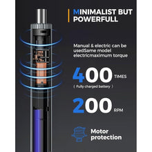 Load image into Gallery viewer, Mini Electric Screwdriver, LIFEGOO 58 in 1 Precision Screwdriver Set with 50 Magnetic Bits, Digital Display Electric Repair Tool Kit for Electronics Phone Camera Laptop Watch