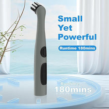 Load image into Gallery viewer, Rechargeable Electric Cleaning Brush with 4 in 1 Multiple Brush Heads and USB Cable, Indoor Household Cordless Motorized Brush for Bathroom Toilet Kitchen Tile Crevice (Grey & Black)