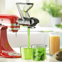 Load image into Gallery viewer, Masticating Juicer Attachment for KitchenAid Stand Mixer, Cold Press Juicer machines with Dual Feed Chute, Slow Masticating Juicer, Attachment for Kitchenaid Mixers