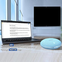 Load image into Gallery viewer, Bluetooth Conference Speakerphone M4 with AI Noise Reduction, AI Summaries, AI Transcription with 60-Language Support, 13FT 360° Voice Pickup,10-Hour Battery Life for Zoom and Teams, Blue