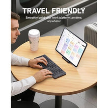 Load image into Gallery viewer, Foldable Bluetooth Keyboard,Portable Pocket Wireless Folding Keyboard, Rechargeable Full Size Ultra Slim Travel Keyboard for iOS, Android, Windows Tablet & Laptop,B097