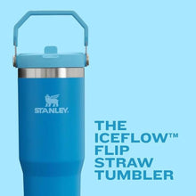 Load image into Gallery viewer, Stanley IceFlow Flip Straw Tumbler with Handle 20 oz | Twist On Lid and Flip Up Straw | Leak Resistant Water Bottle | Insulated Stainless Steel |BPA-Free | Plum