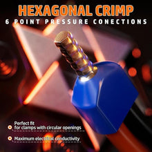 Load image into Gallery viewer, PEBA Ferrule Crimping Tool - Ratchet Crimp Pliers AWG 28-7 with 21 Sizes Wire End Ferrule Terminals | Hexagonal Crimping Tool, Electrical Terminals, Wire Ferrules Crimping Pliers