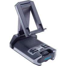 Load image into Gallery viewer, JERRAY Cell Phone Stand with Wireless Bluetooth Speaker and Anti-Slip Base HD Surround Sound Perfect for Home and Outdoors with Bluetooth Speaker for Desk Compatible with iPhone/ipad/Samsung Galaxy