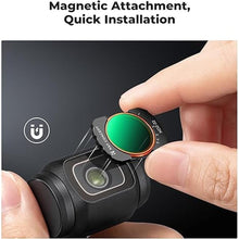 Load image into Gallery viewer, K&F Concept Magnetic Effect & ND & CPL Filter Set Compatible with DJI Osmo Pocket 3, 3 Pack CPL Black Diffusion 1/4 ND2-32 Filters Accessories, HD Optical Glass/Multi-Coated