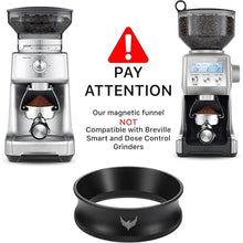 Load image into Gallery viewer, Magnetic 54mm Dosing Funnel & Espresso Puck Screen Set Compatible with Breville Espresso Machines Dosing Ring And Filter for 54mm Portafilter Basket