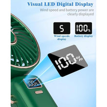 Load image into Gallery viewer, Mini Fan,Small Hand Fans with Pedestal,USB Battery Powered Eyelash Folding Lanyard Silent Cordless Fan,Handheld/Neck/Desk 3 in 1 Personal Portable Fans Rechargeable for Girls Women Outside Indoor