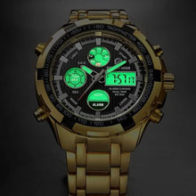 Load image into Gallery viewer, FAMVNTN Luxury Men Watches with Stainless Steel Analog Digital Watches for Men Male Outdoor Sport Waterproof Big Wristwatch