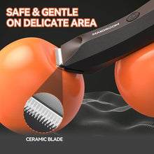 Load image into Gallery viewer, Manscape Body Hair Trimmer for Men, IPX7 Waterproof Pubic & Groin Hair Trimmer- Electric Ball Shaver with LED Light, Ceramic Blade, USB Rechargeable & Travel Pouch