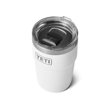 Load image into Gallery viewer, YETI Rambler 16 oz Stackable Tumbler, Vacuum Insulated, Stainless Steel with MagSlider Lid, White