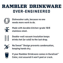 Load image into Gallery viewer, YETI Rambler 16 oz Stackable Tumbler, Vacuum Insulated, Stainless Steel with MagSlider Lid, White